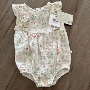 NWT Elegant Baby One Piece Bubble Romper 6-9 M